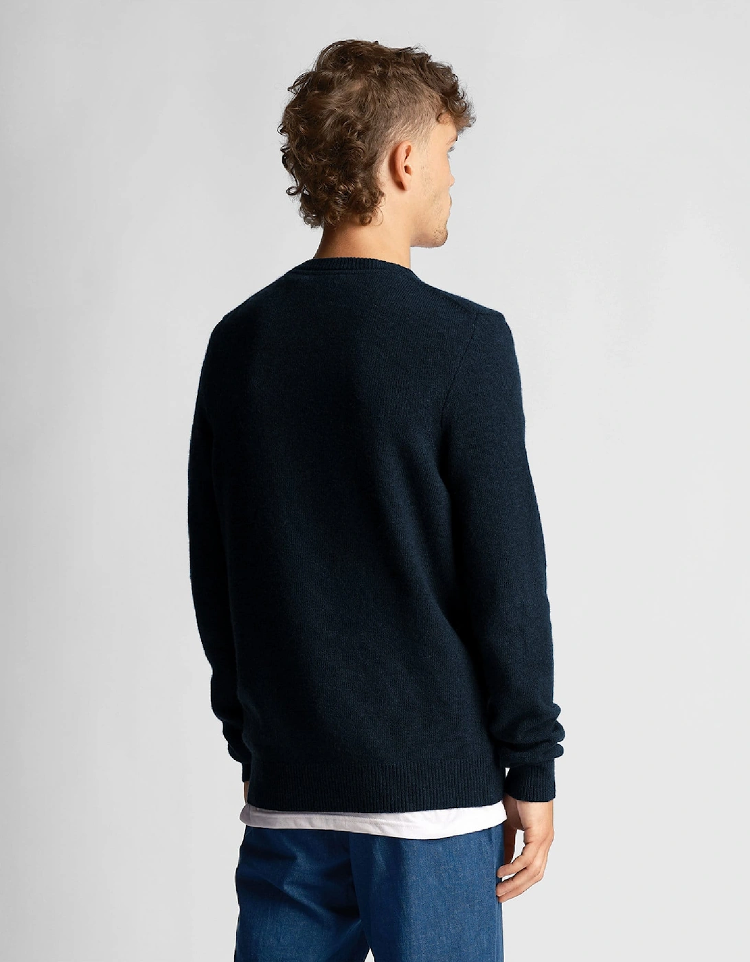 Crewneck Lambswool Blend Jumper
