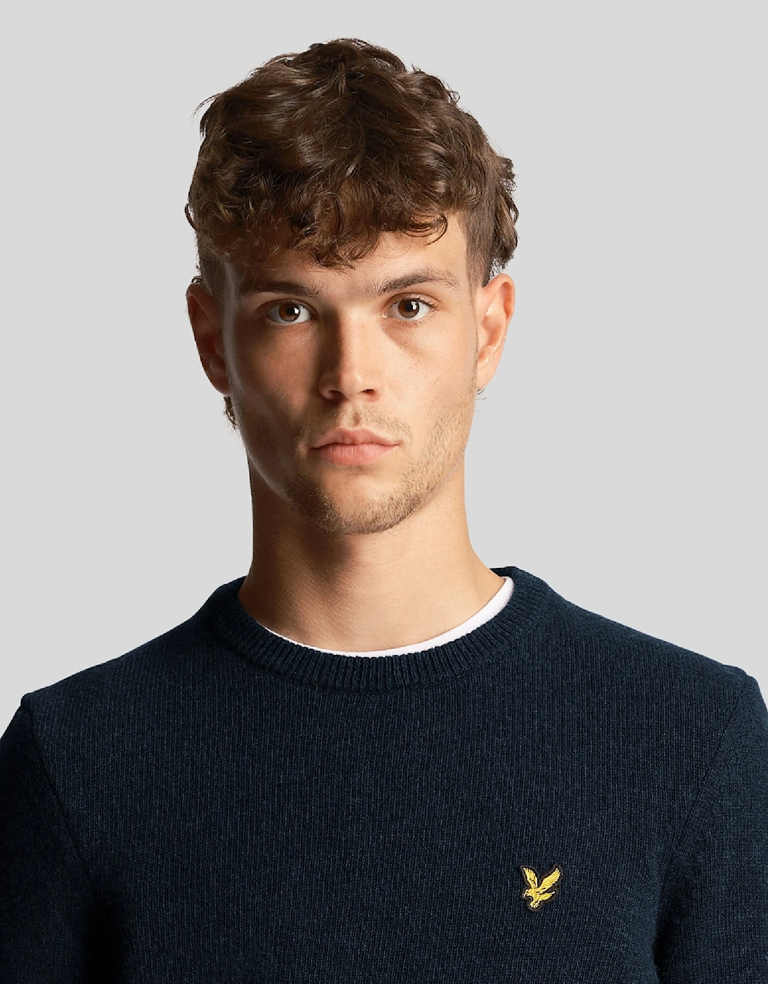 Crewneck Lambswool Blend Jumper