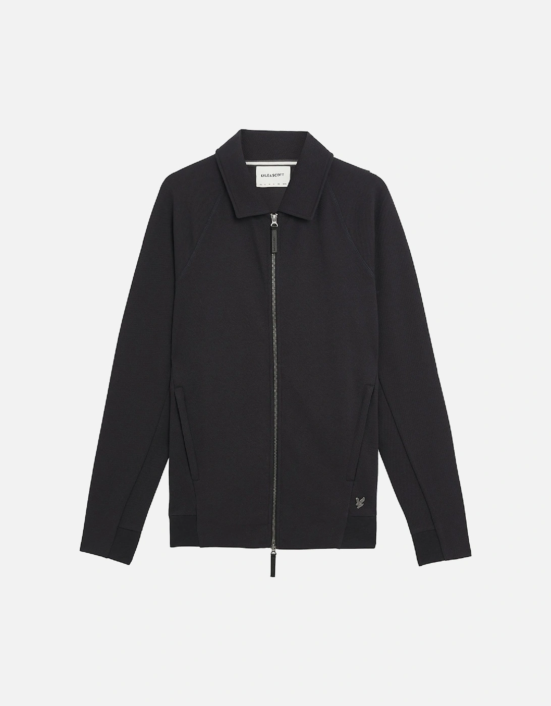 Diagonal Interlock Collared Zip Through, 2 of 1