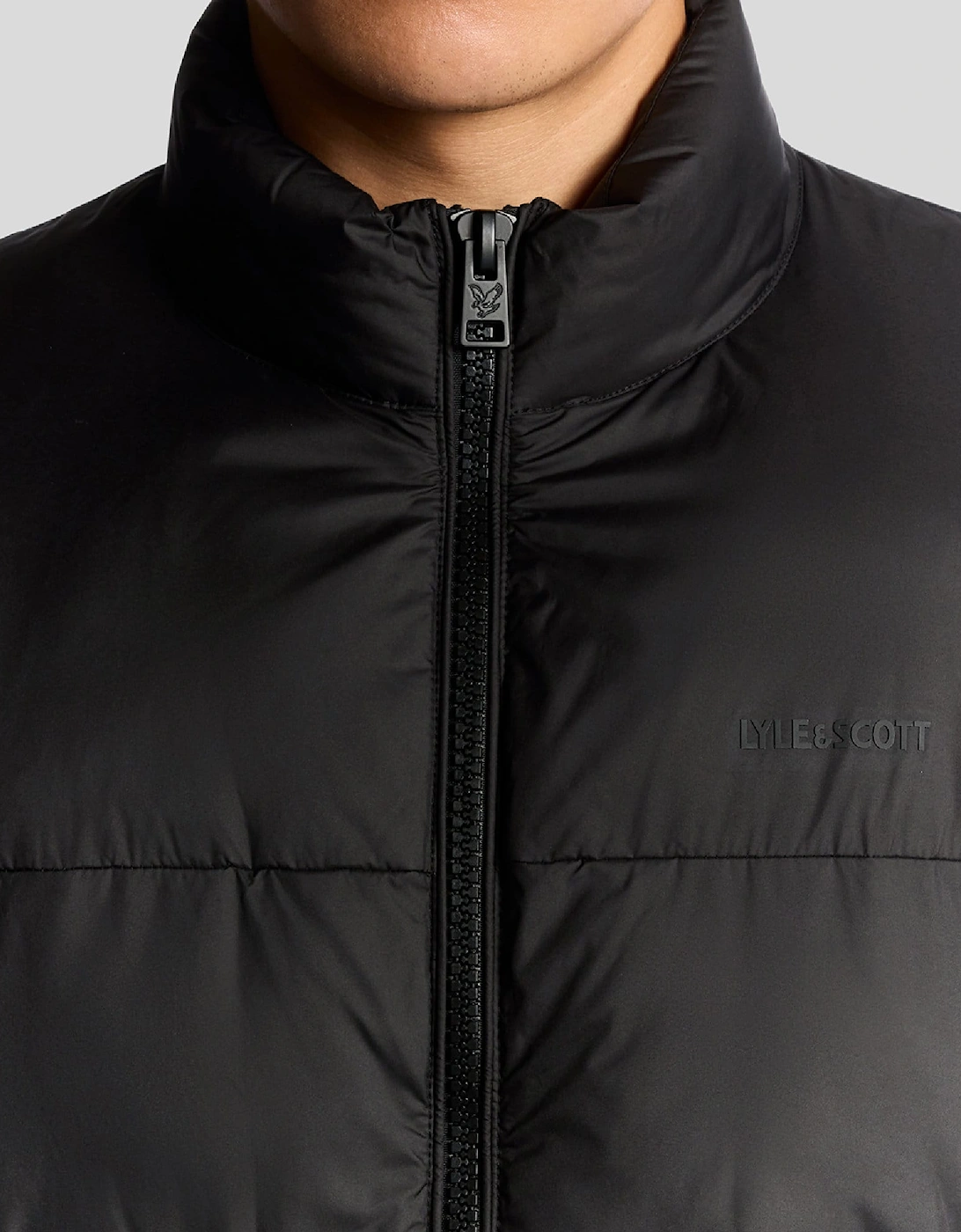 Funnel Neck Hybrid Zip Through Jumper