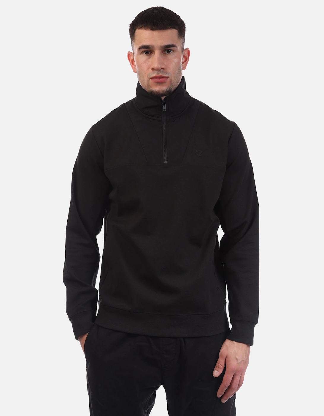 Panelled Hybrid Quarter Zip, 5 of 4
