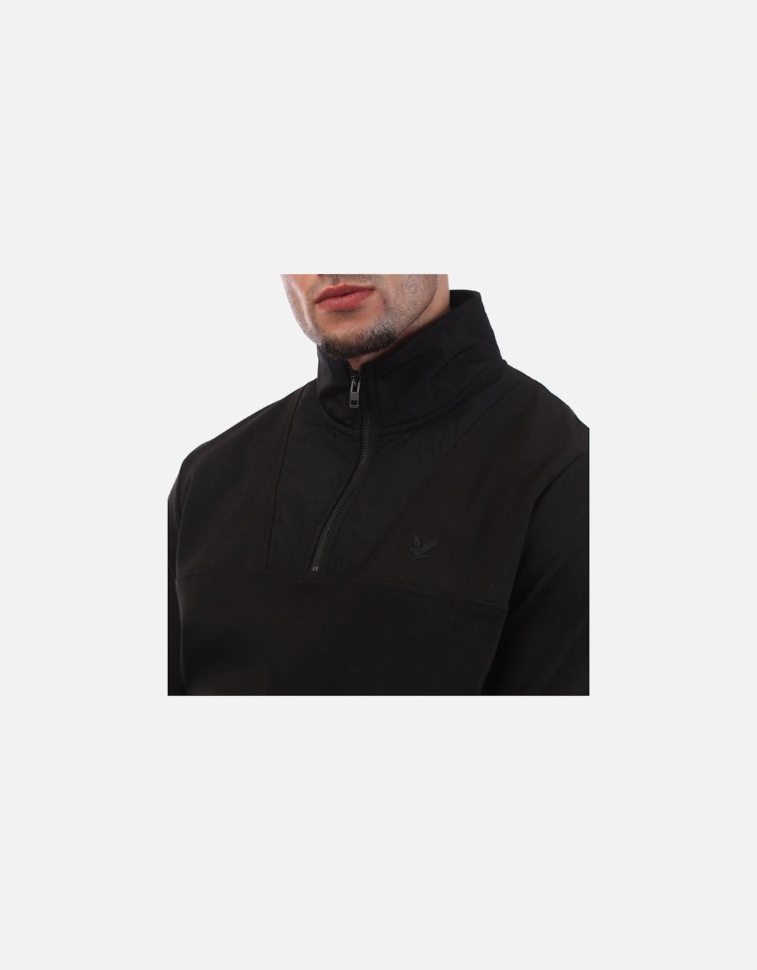 Panelled Hybrid Quarter Zip