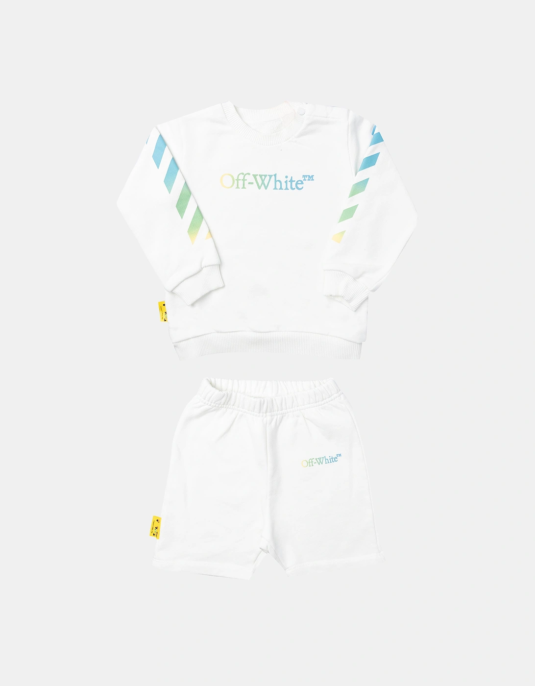Infants Rainbow Arrow Sweat Set, 3 of 2