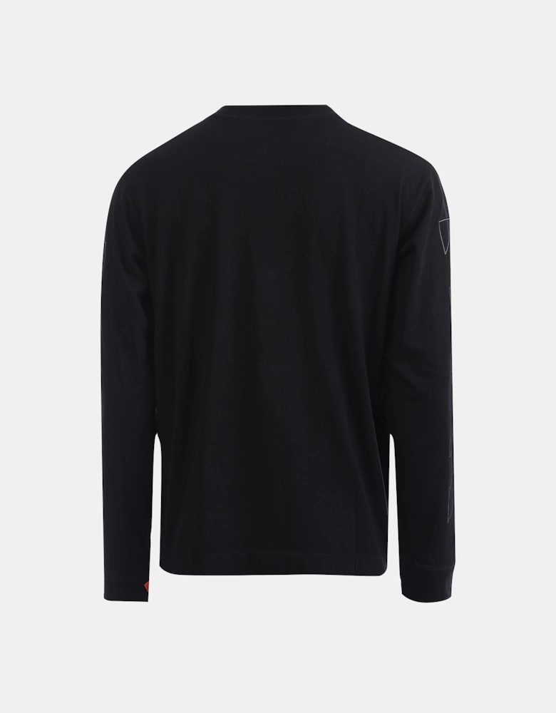 Diagonal Outline Skate Long Sleeve T-Shirt