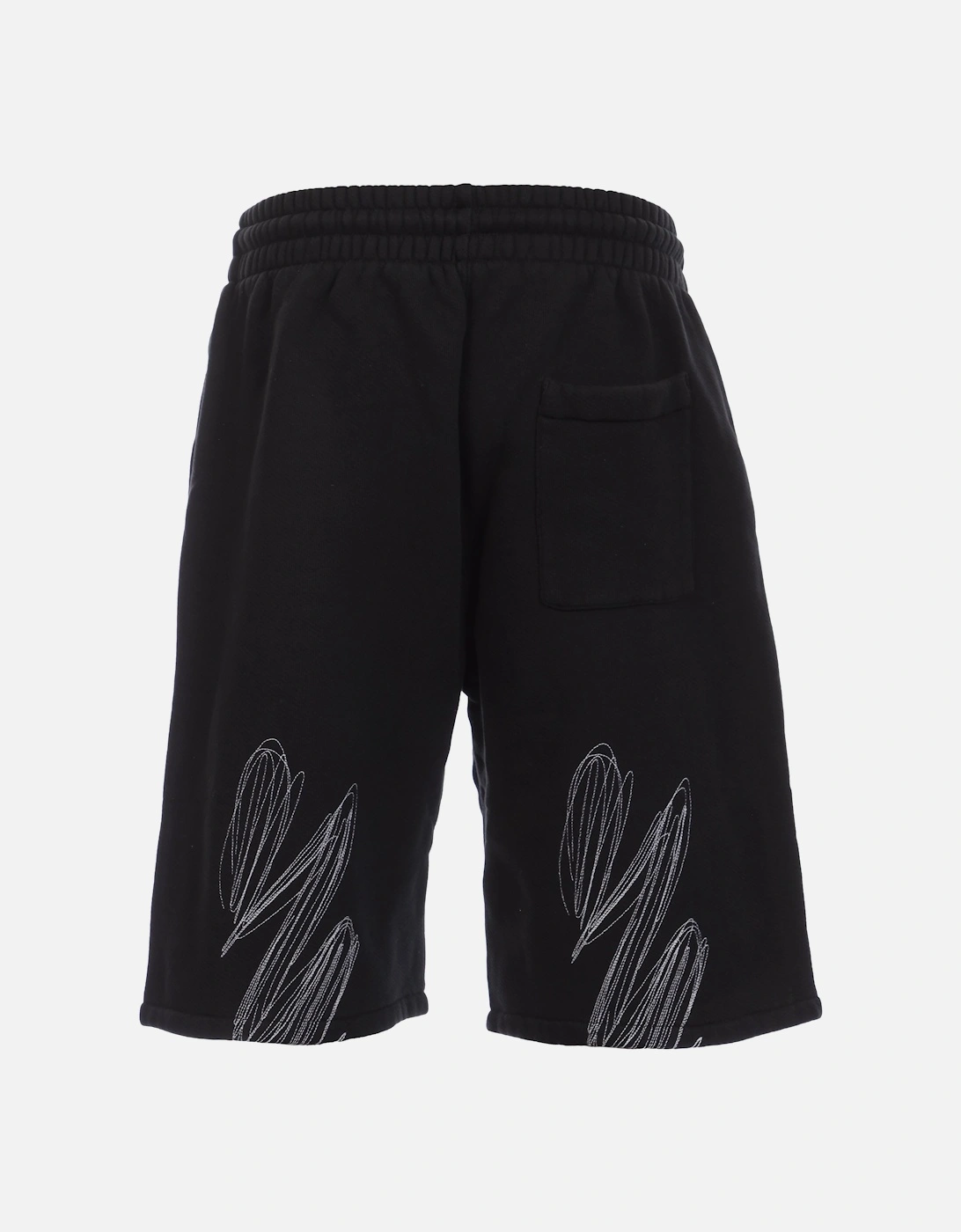Scribble Diagonals Sweat Shorts