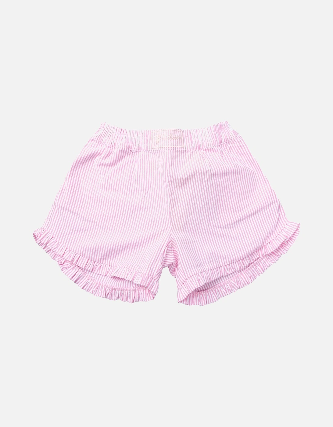 Juniors Lace Logo Elastic Waist Shorts, 3 of 2