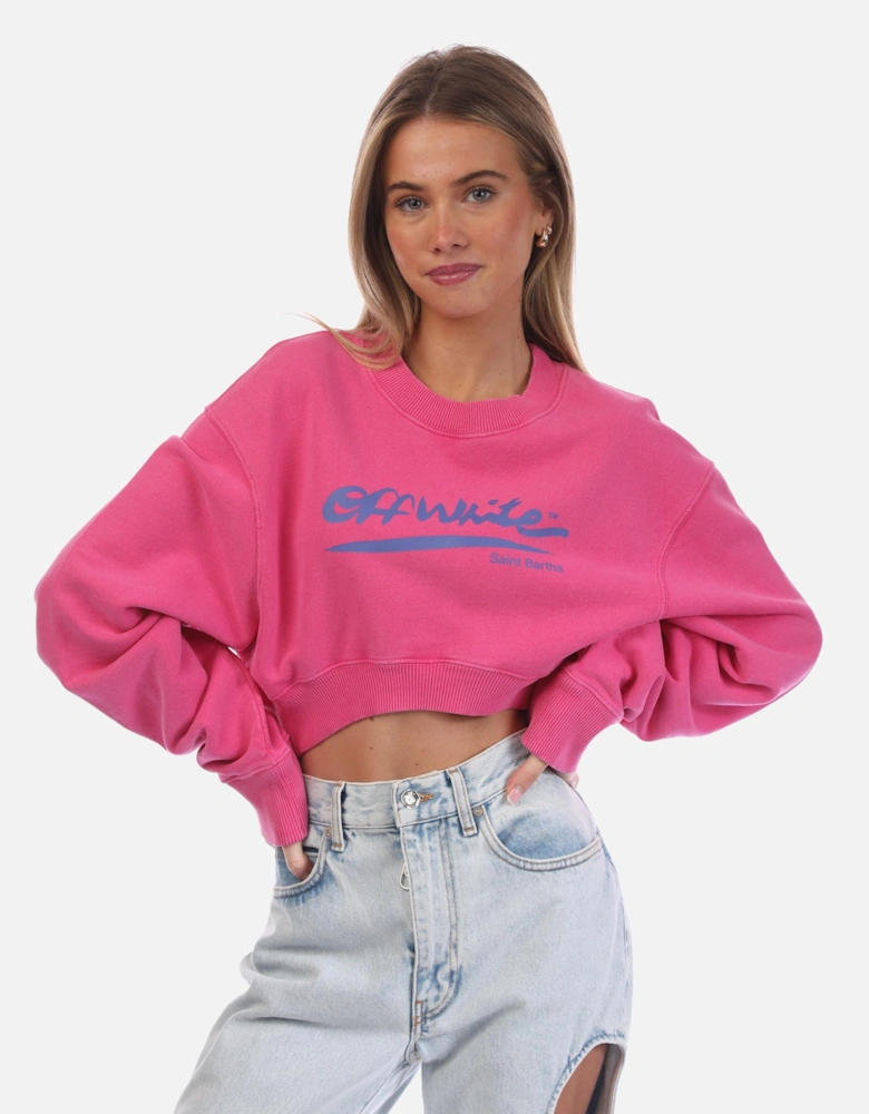 Crop Crewneck Sweatshirt