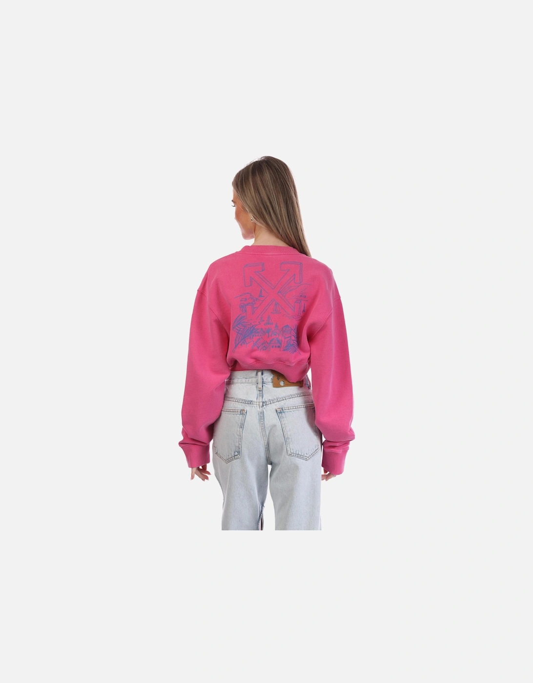 Crop Crewneck Sweatshirt