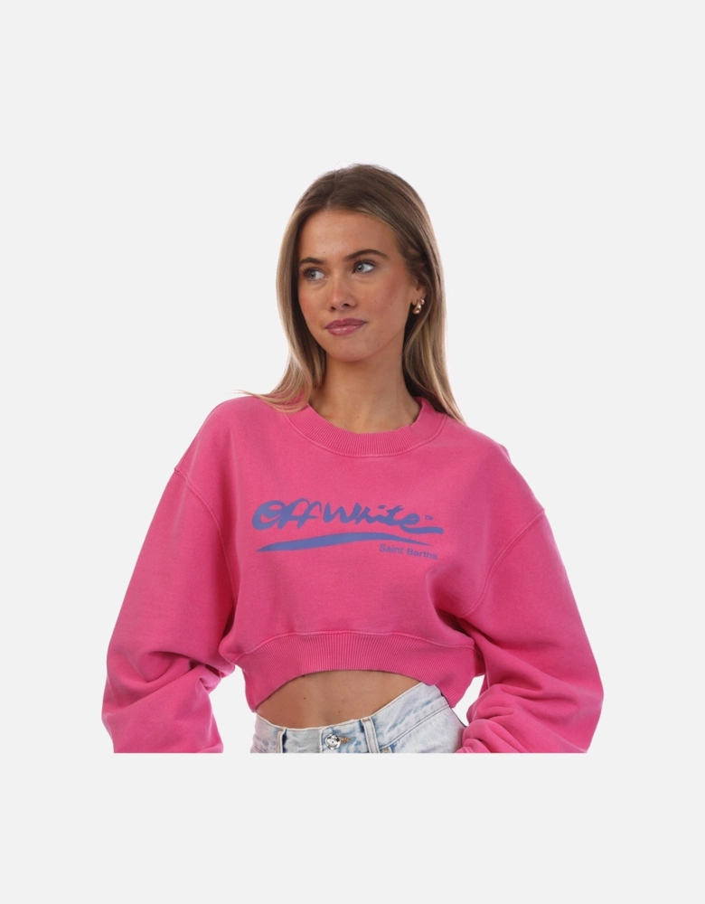 Crop Crewneck Sweatshirt
