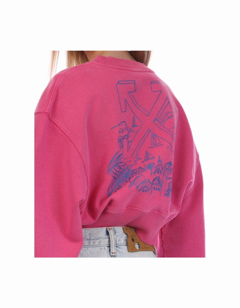 Crop Crewneck Sweatshirt