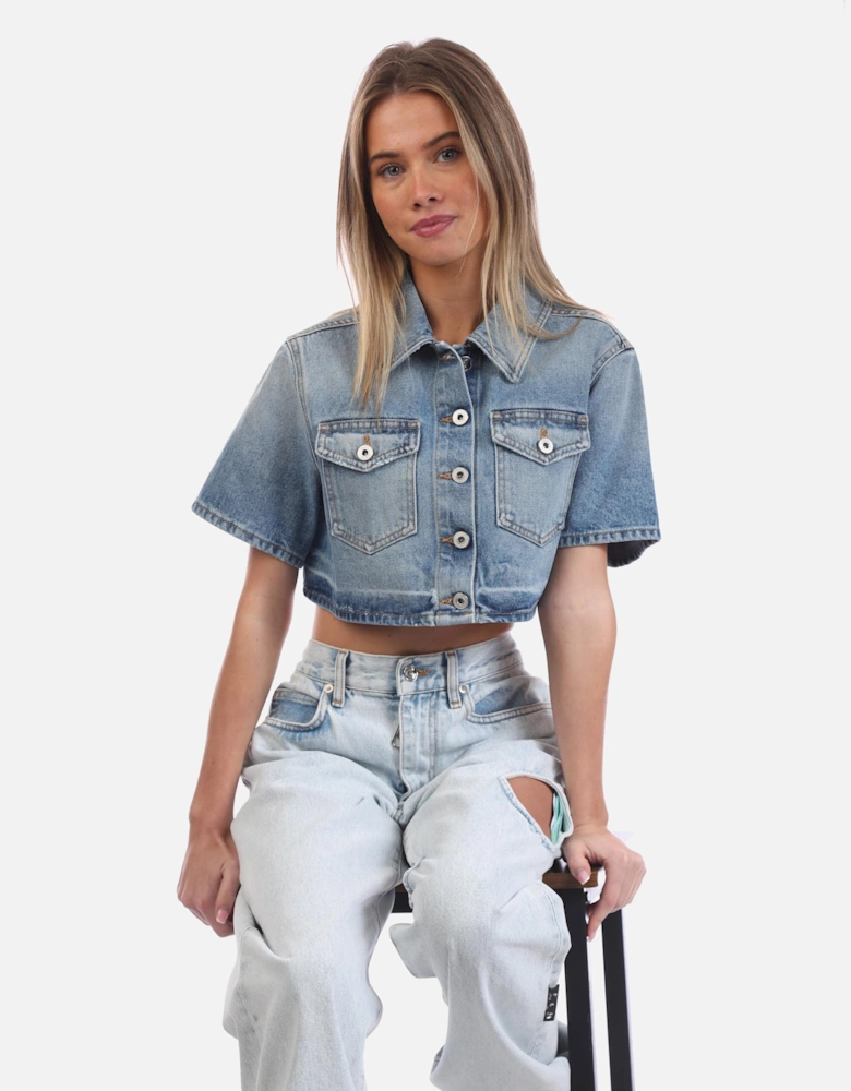 Corporate Cropped Shirt