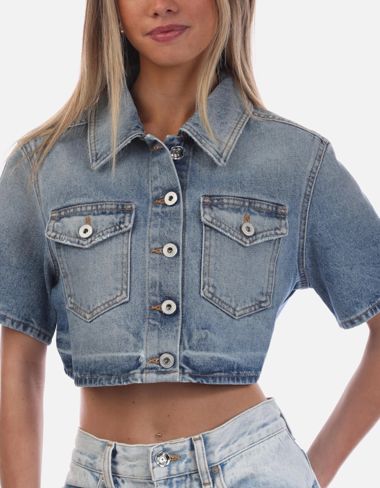 Corporate Cropped Shirt