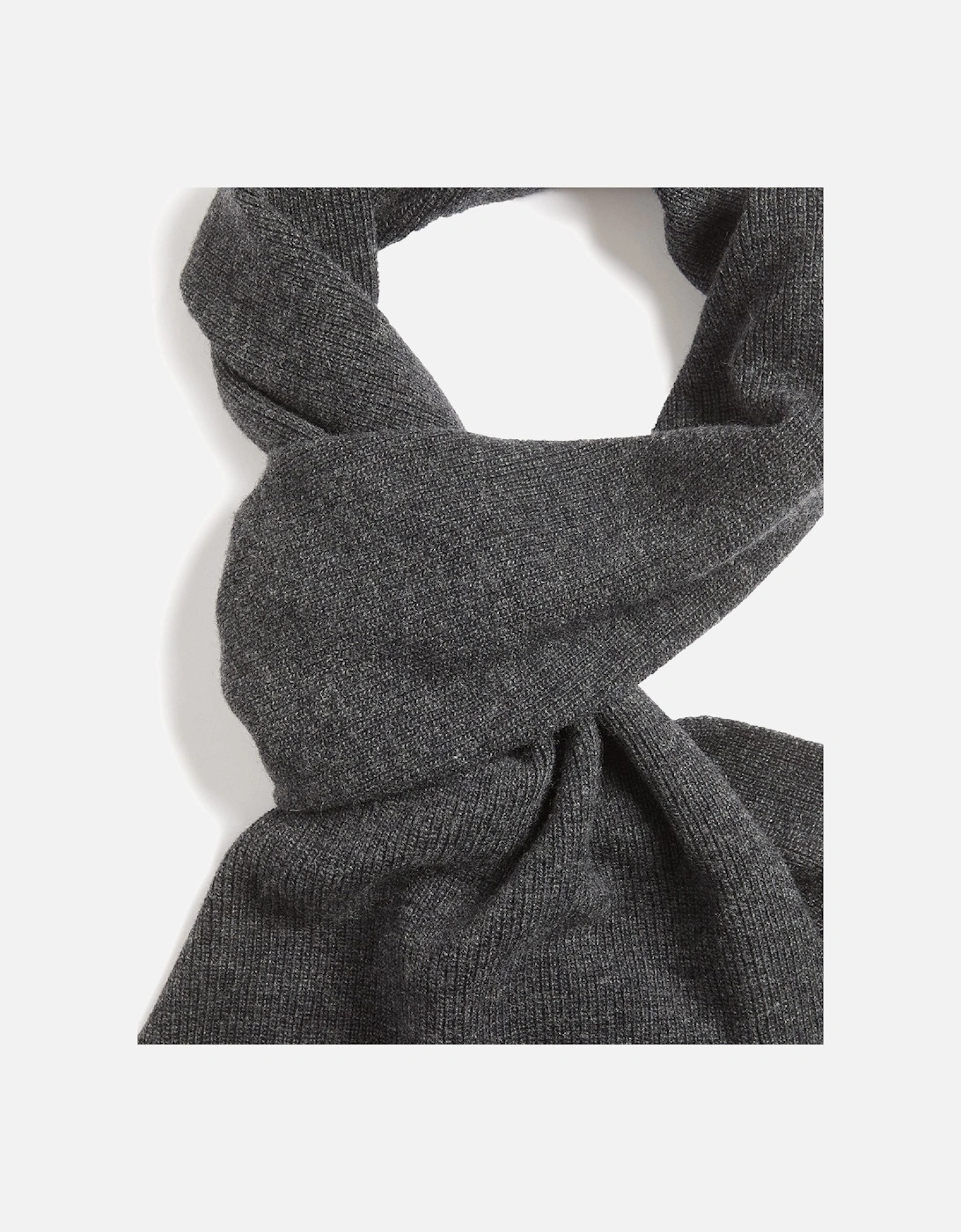 Lambswool Ribbed Scarf