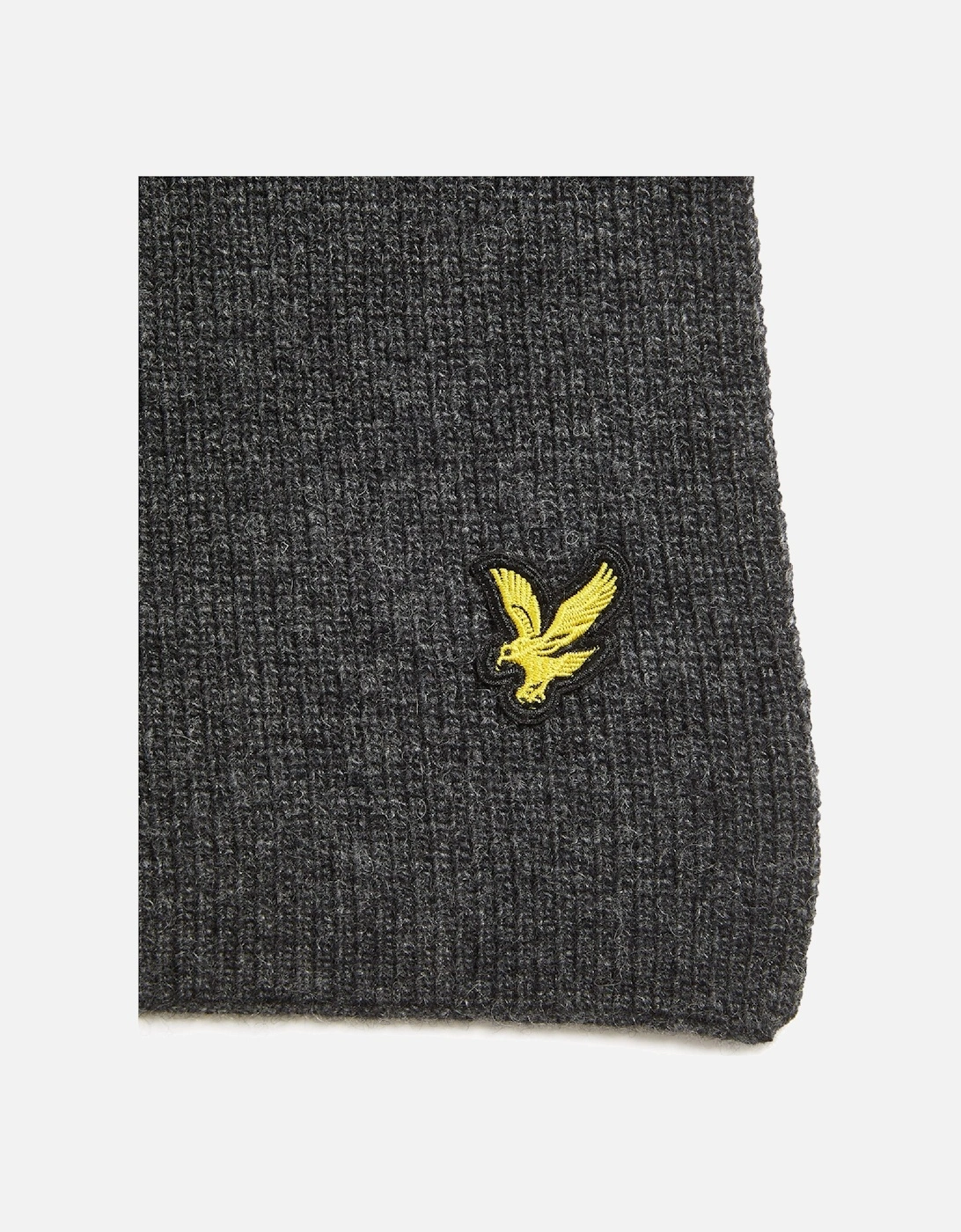 Lambswool Ribbed Scarf