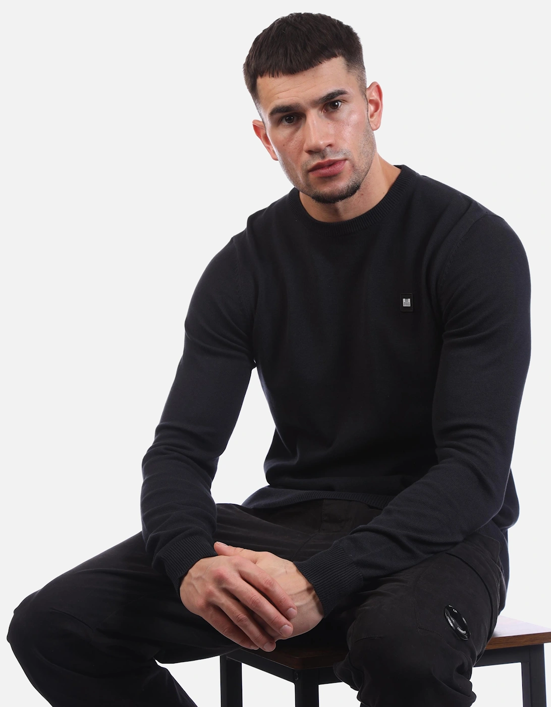 Mens Argentina Cotton Crew Knit