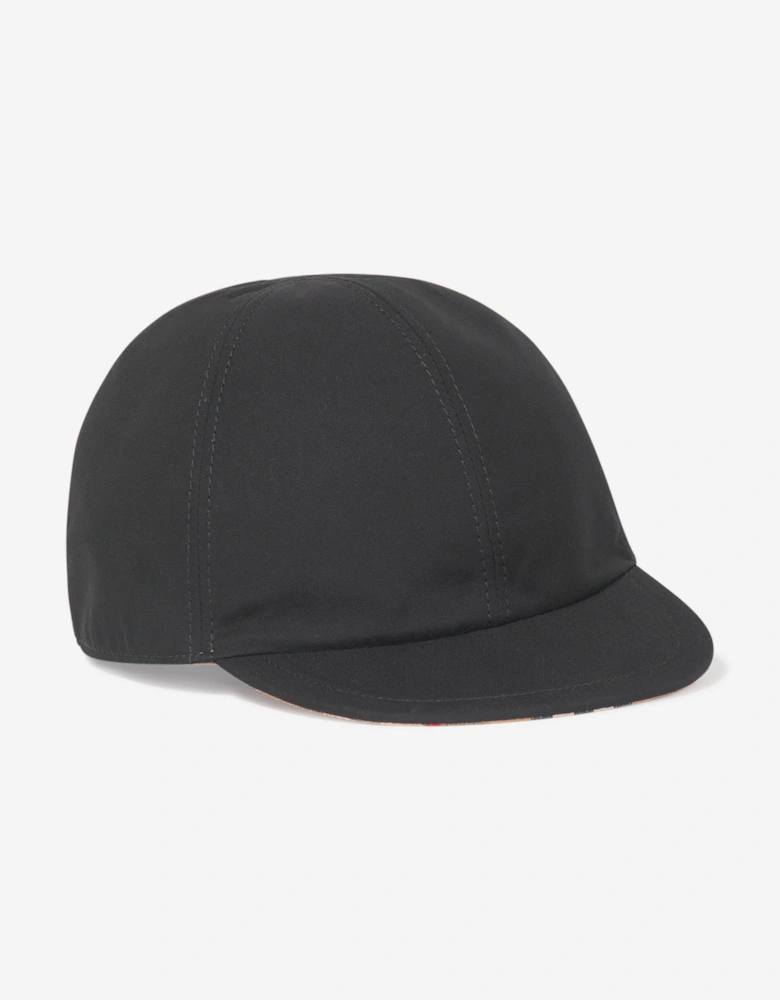 Baby Reversible Cap in Black