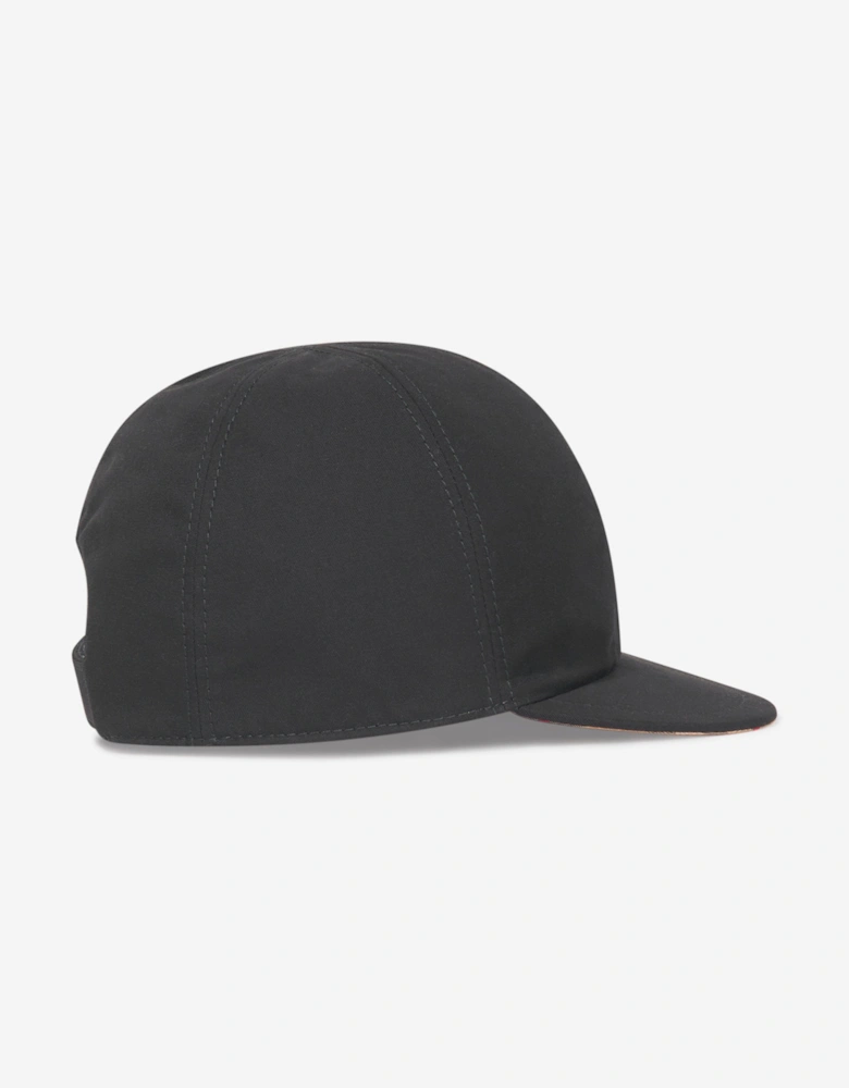 Baby Reversible Cap in Black