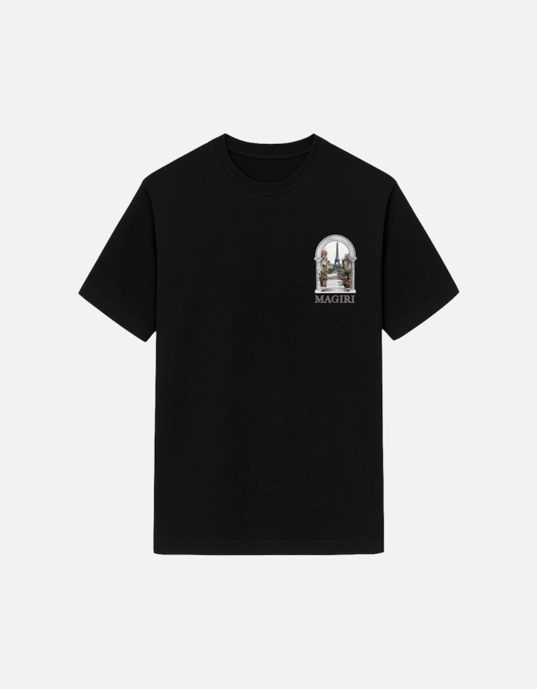 Archway Printed T-Shirt in Black