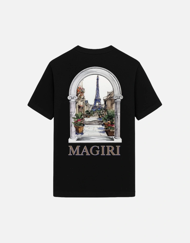 Archway Printed T-Shirt in Black