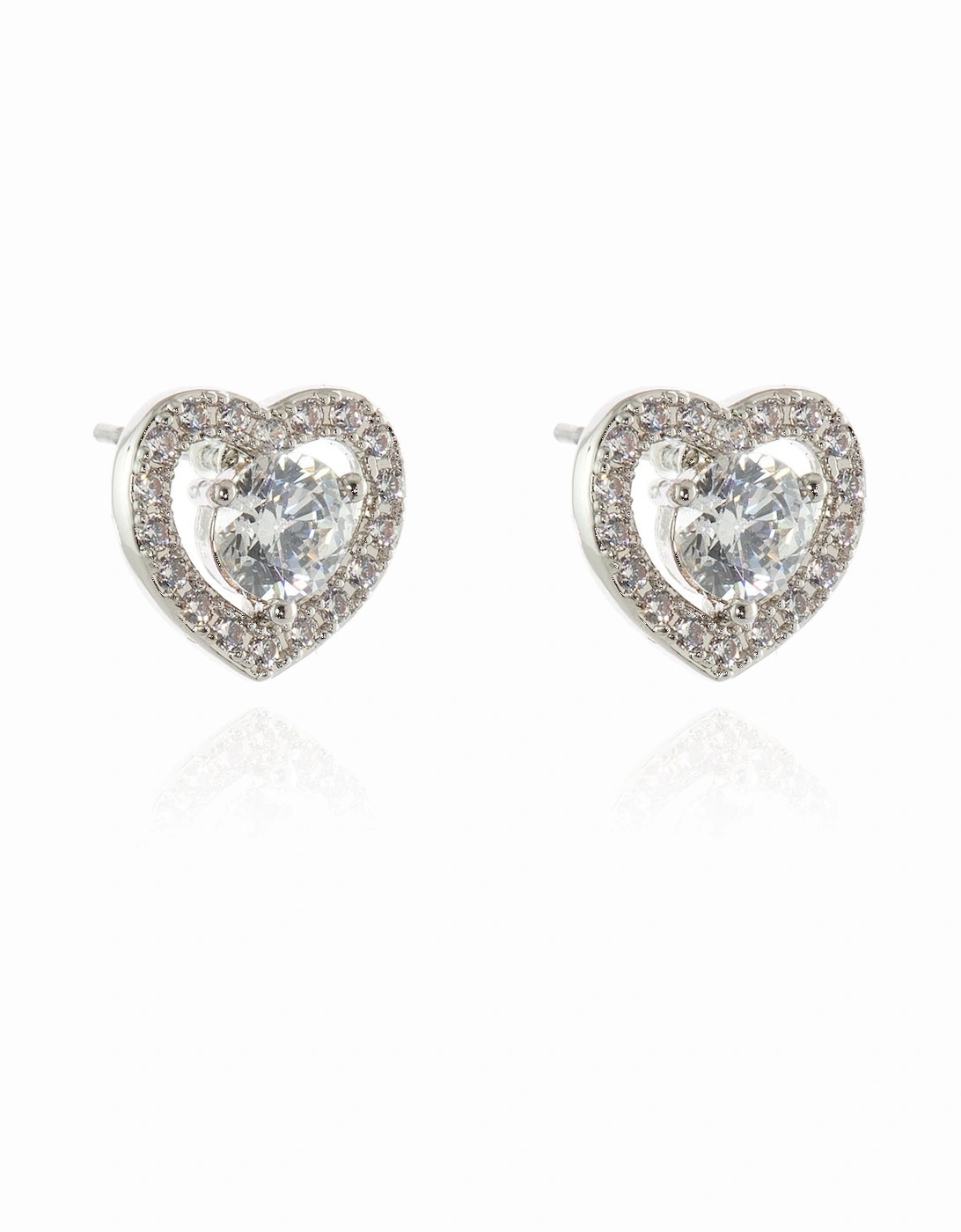 Cora Silver Heart Earrings, 3 of 2