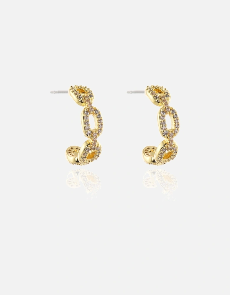 Freya  Gold Hoop Earrings
