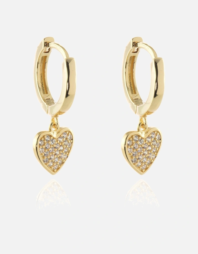Mae Gold Huggie Hoop Earrings