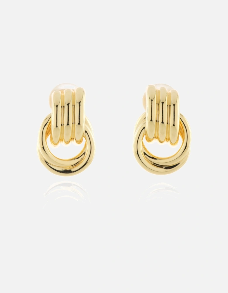 Grace Gold Clip-On Earrings