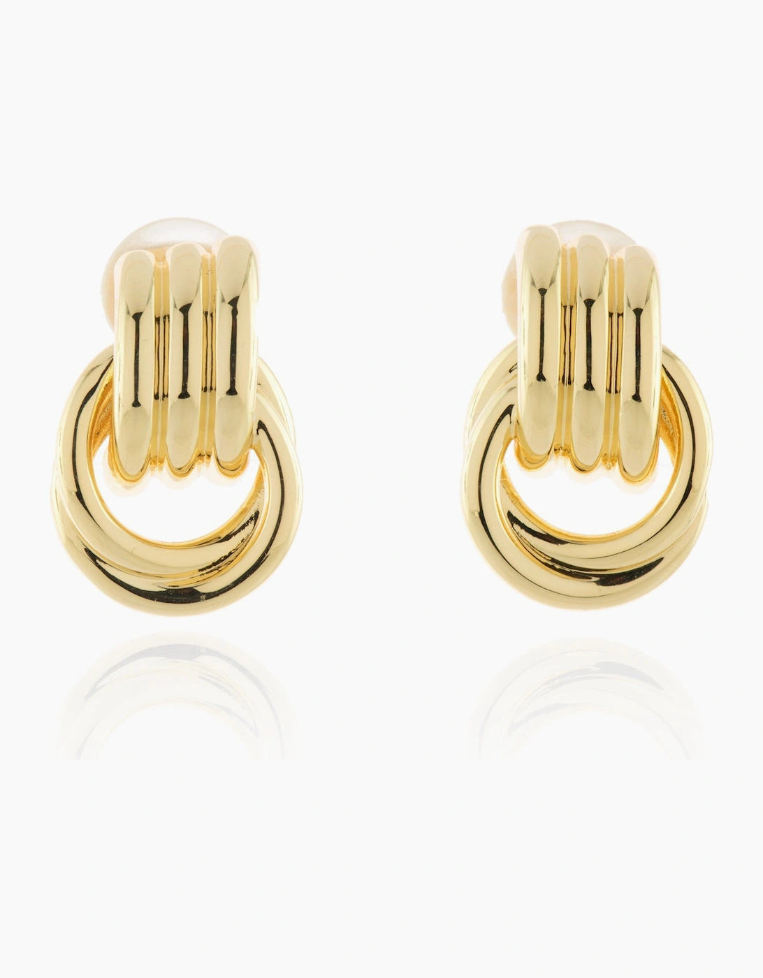 Women's Cachet London Grace Gold Clip-On Earrings