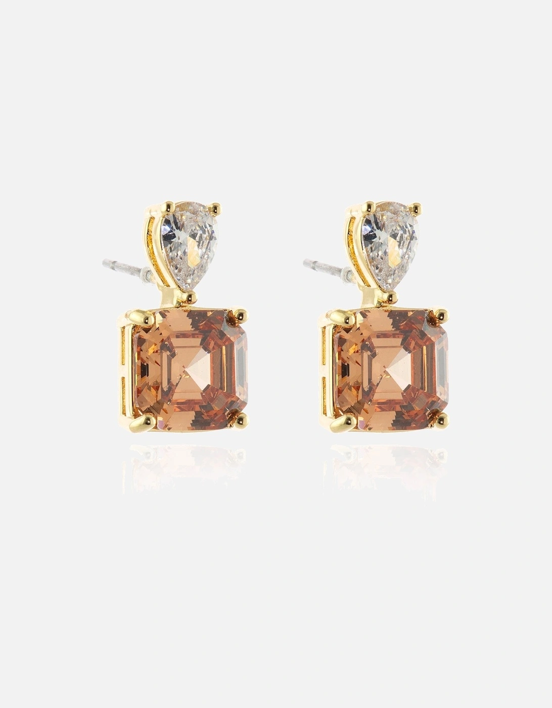 Sofia Champagne Gold Earrings, 3 of 2