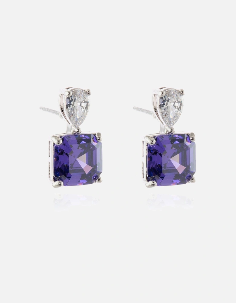 Sofia Tanzanite Silver Earrings