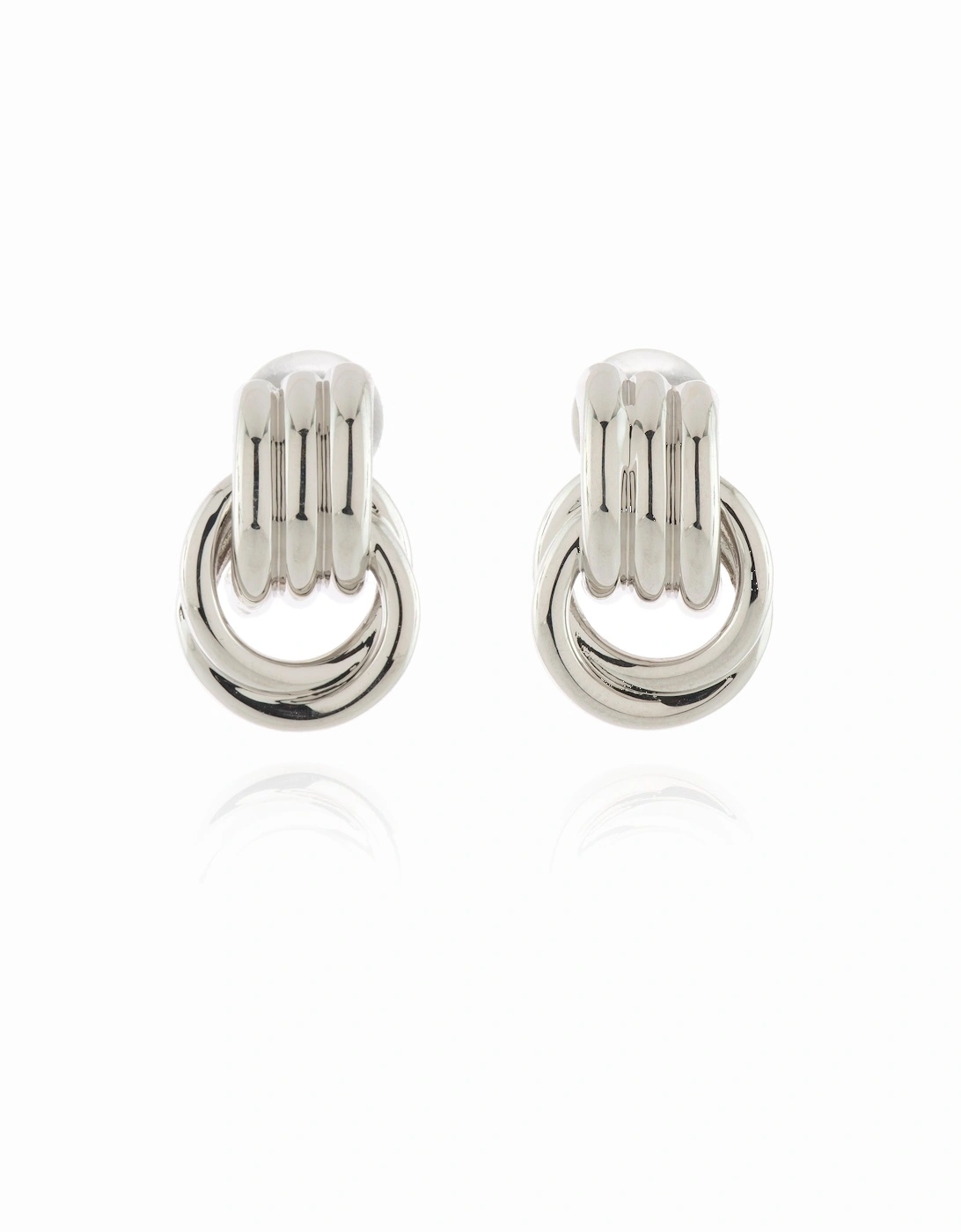 Grace Silver Clip-On Earrings, 3 of 2