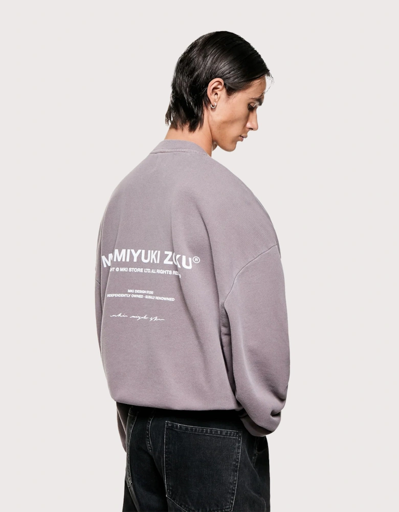 Oversized Design Studio Crewneck Sweatshirt