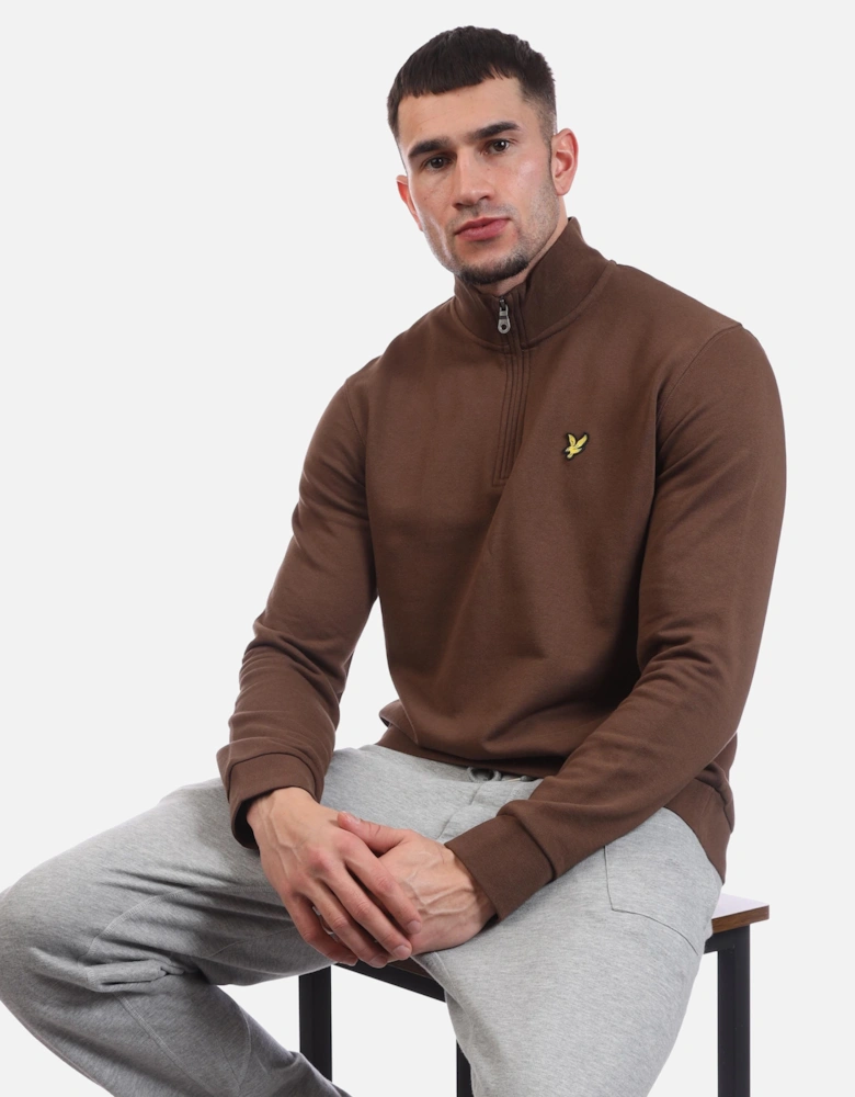 Loopback Quarter Zip Sweatshirt