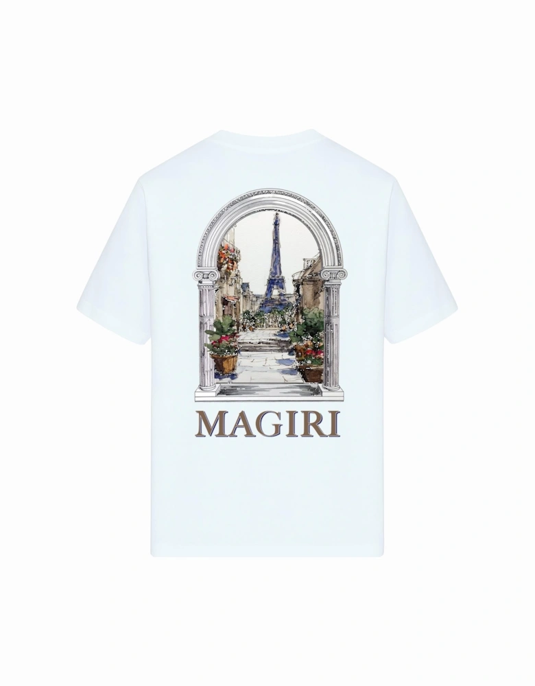 Archway Printed T-Shirt in White