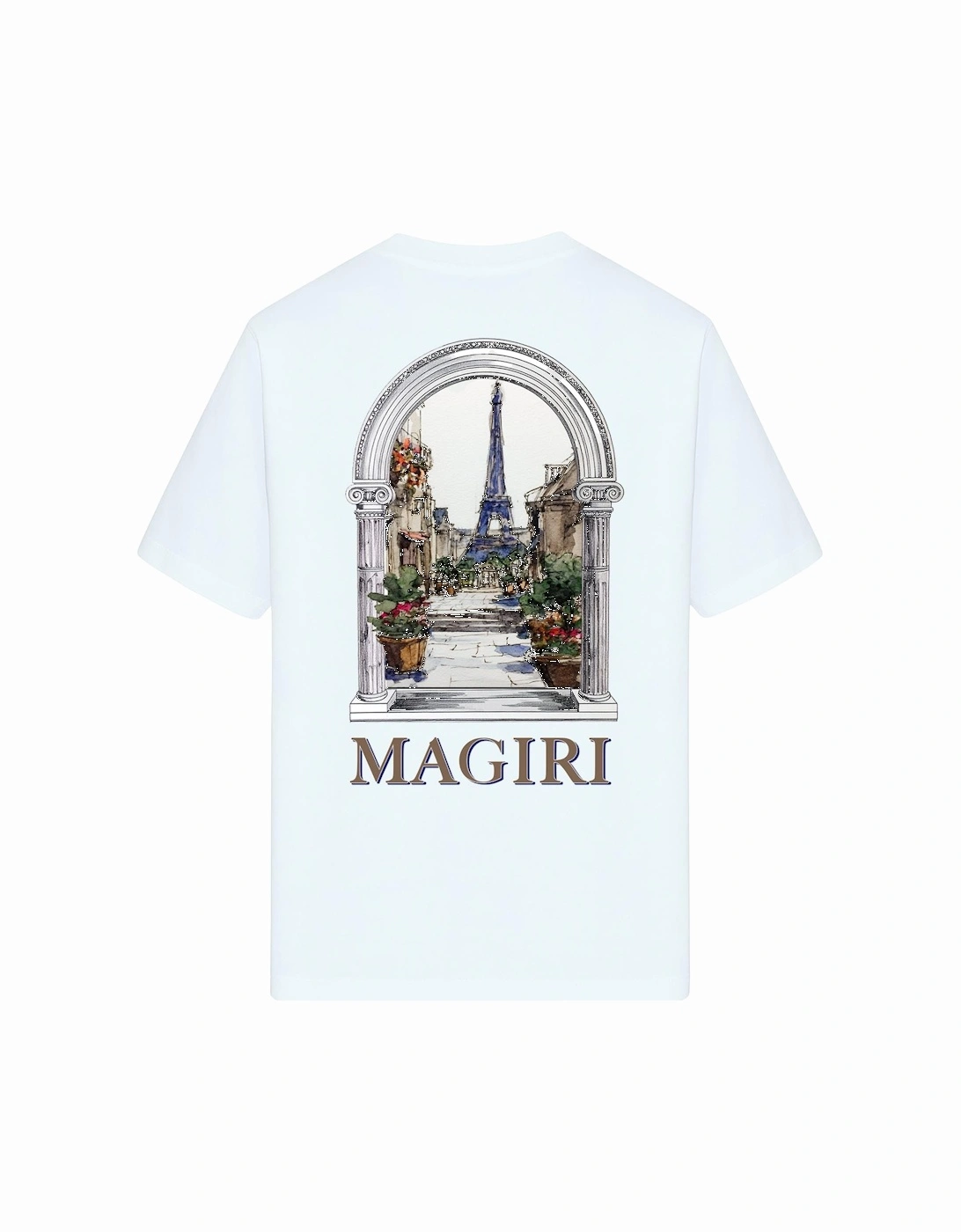 Archway Printed T-Shirt in White, 3 of 2