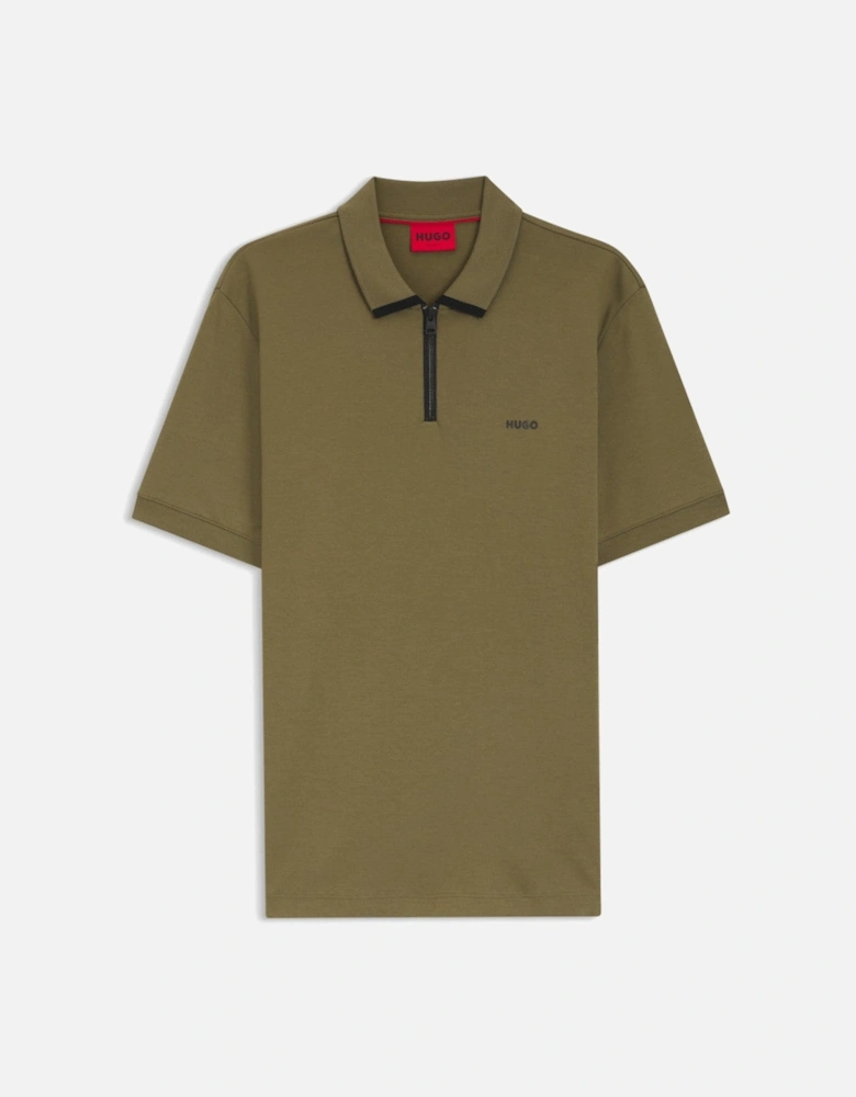HUGO Dalomino Polo Shirt 389 Open Green