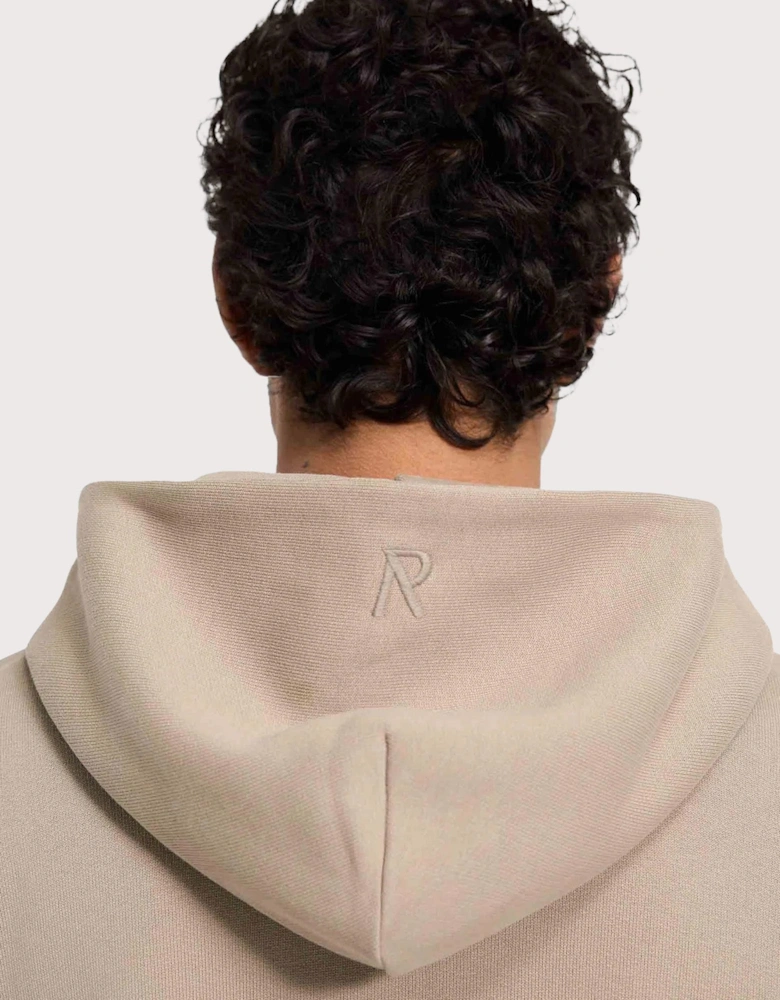 Oversized Initial Boxy Hoodie