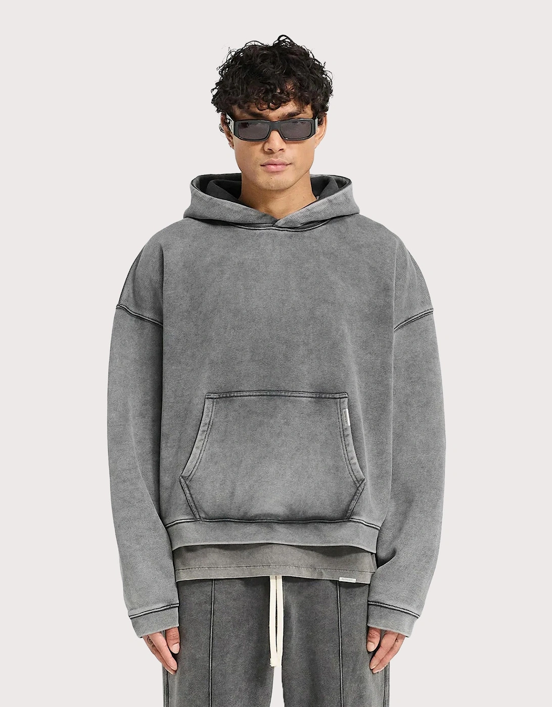 Oversized Initial Boxy Hoodie, 6 of 5