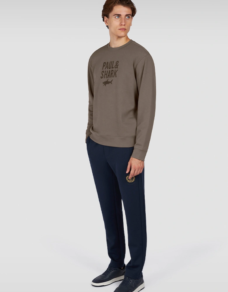 Embroidered Logo X-Soft Fleece Cotton Sweatshirt