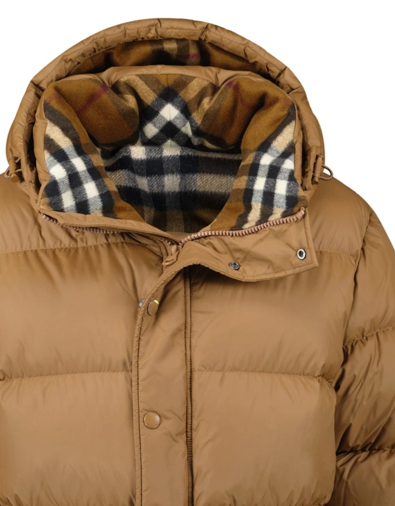 Halsby Puffer Down Jacket Brown