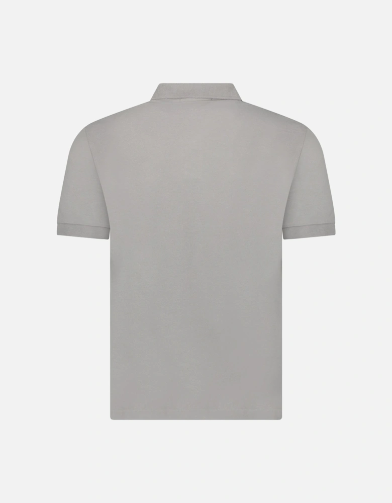 Stone Island Patch Polo T-Shirt Slim Fit Grey