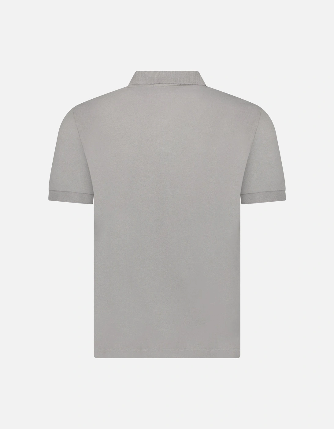 Stone Island Patch Polo T-Shirt Slim Fit Grey