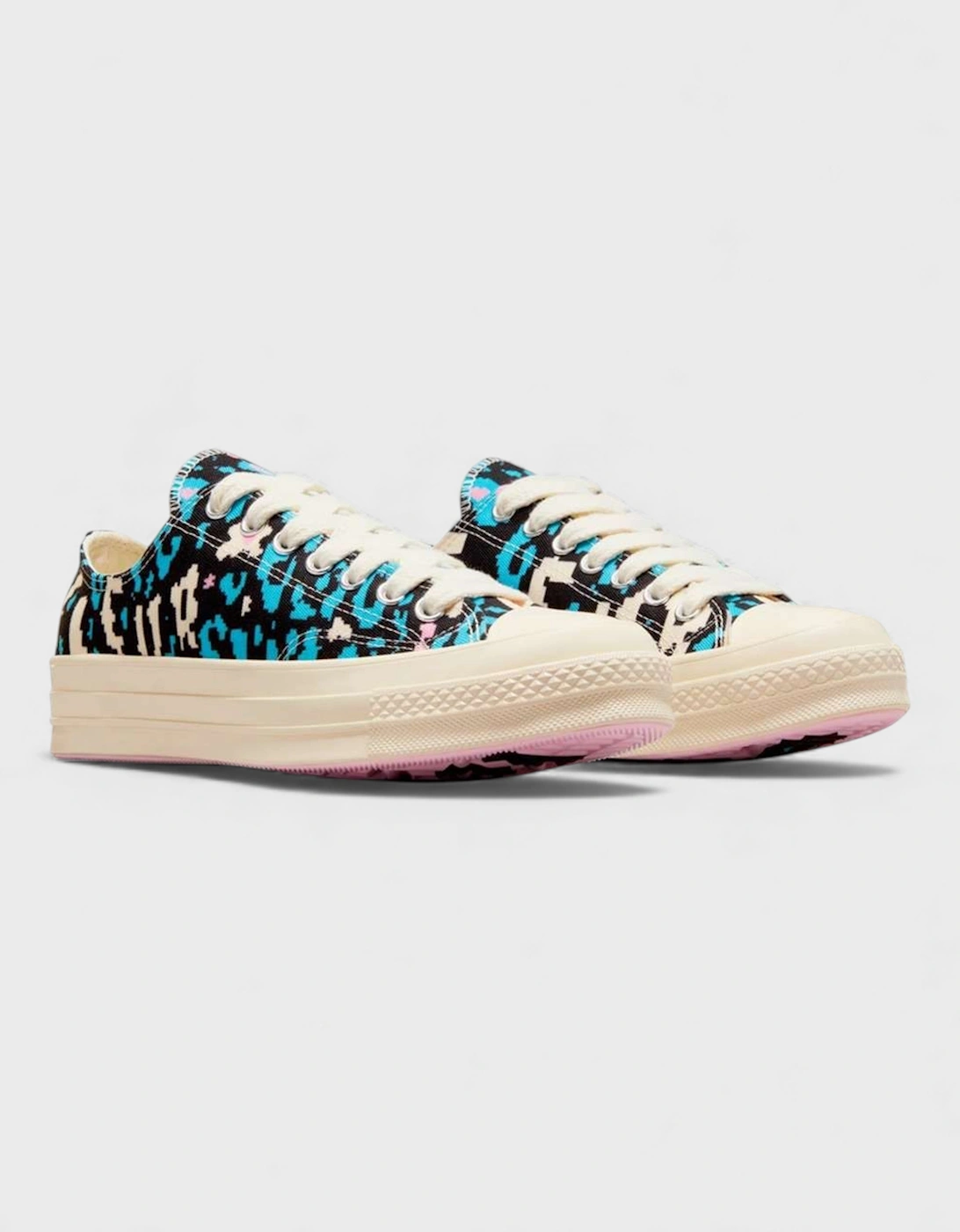 GOLF le FLEUR x Chuck 70 Ox Digital Leopard Teal