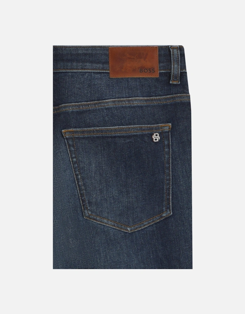 Men's Dark Blue Delaware Slim Fit Jeans