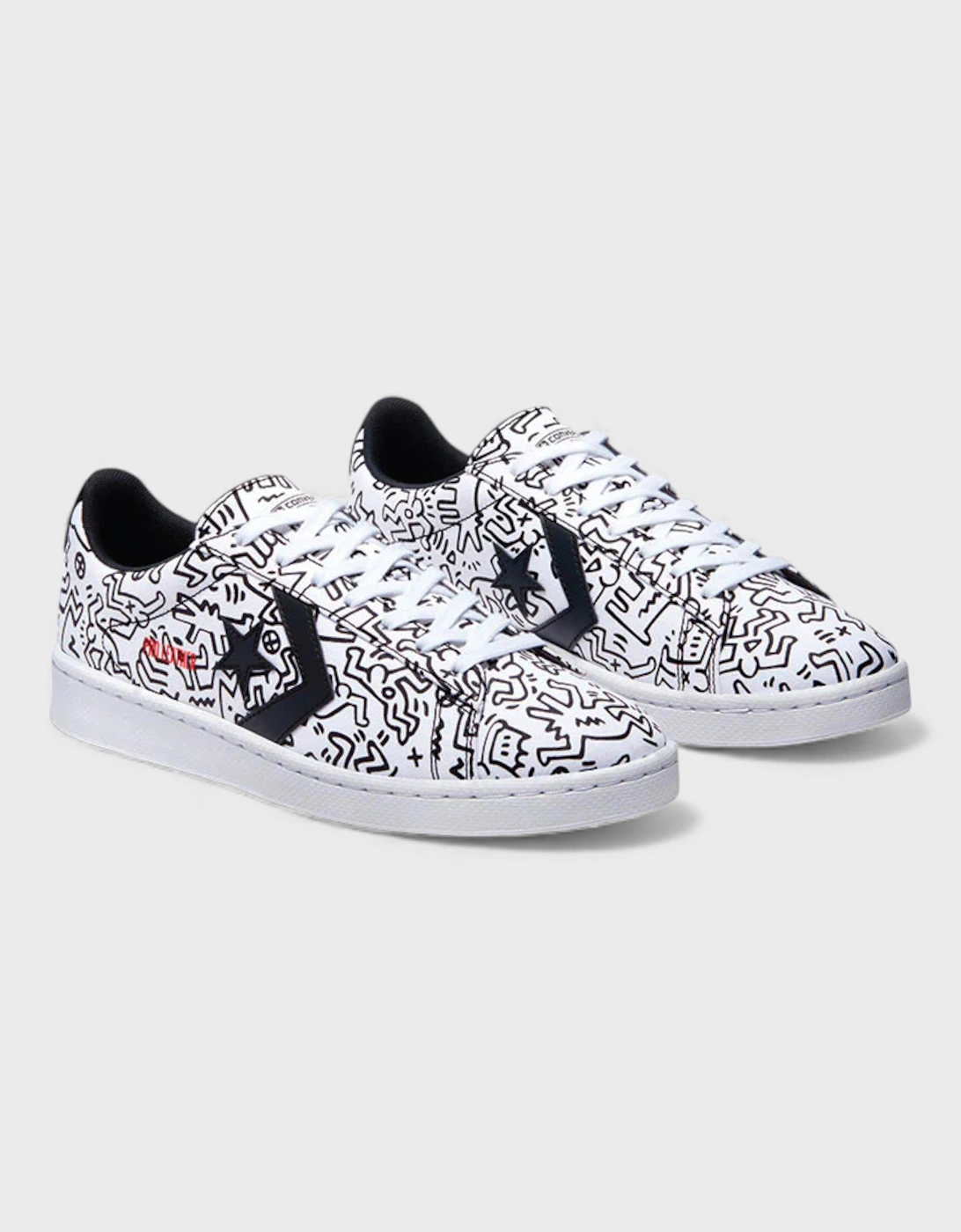 x Keith Haring Pro Leather Low White Black