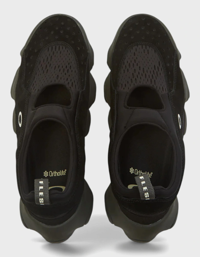 Brain Dead x Factory Team Suede Flesh Sandal Black