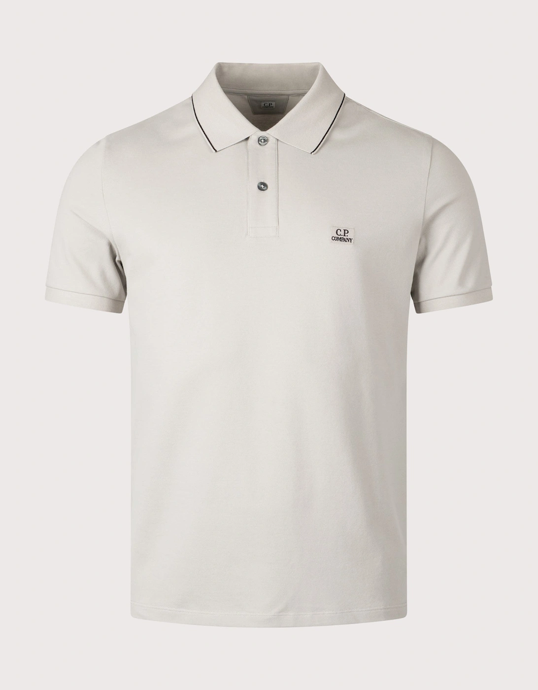 Stretch Piquet Short Sleeve Logo Polo Shirt, 4 of 3