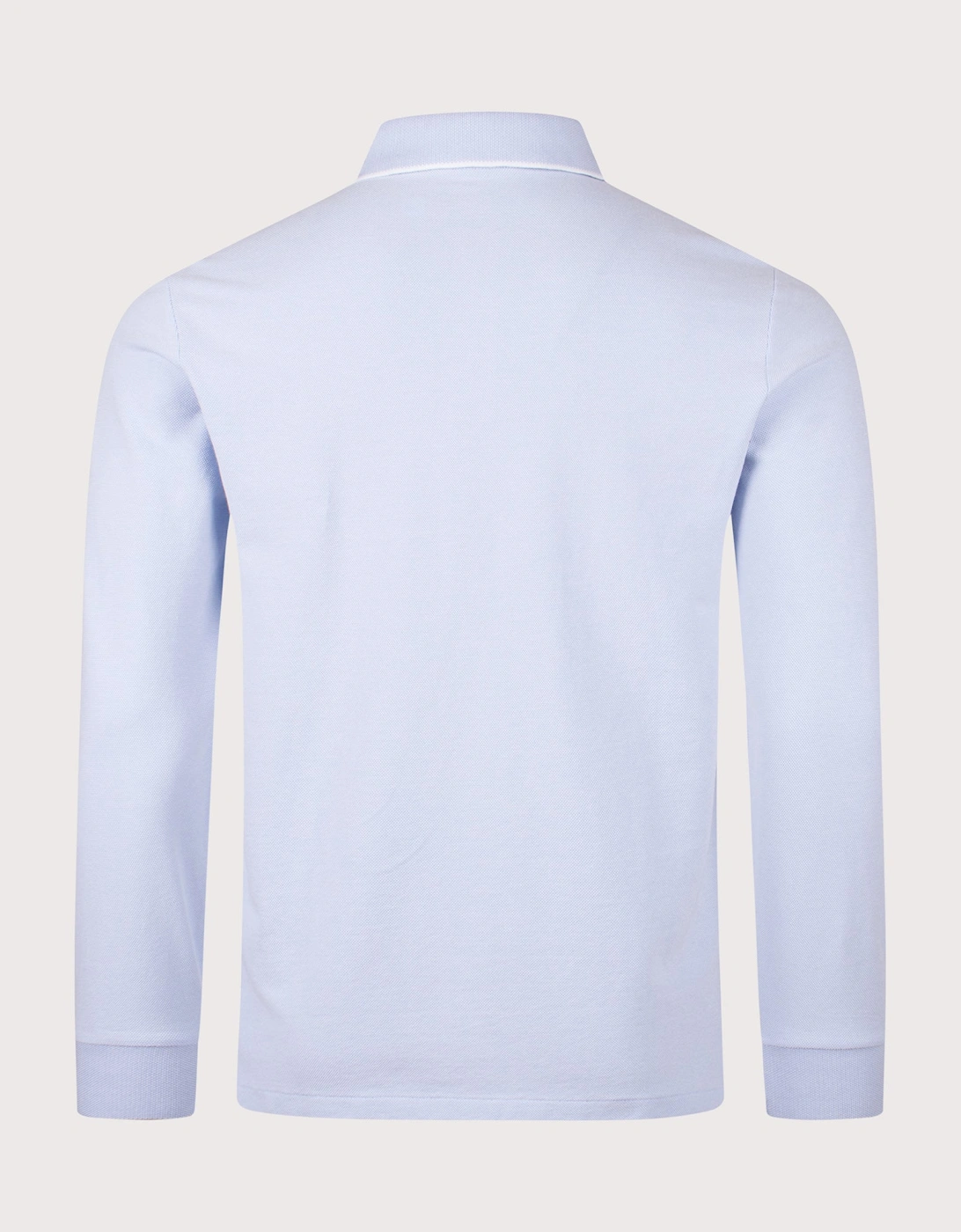 Custom Slim Fit Long Sleeve Oxford Mesh Polo Shirt