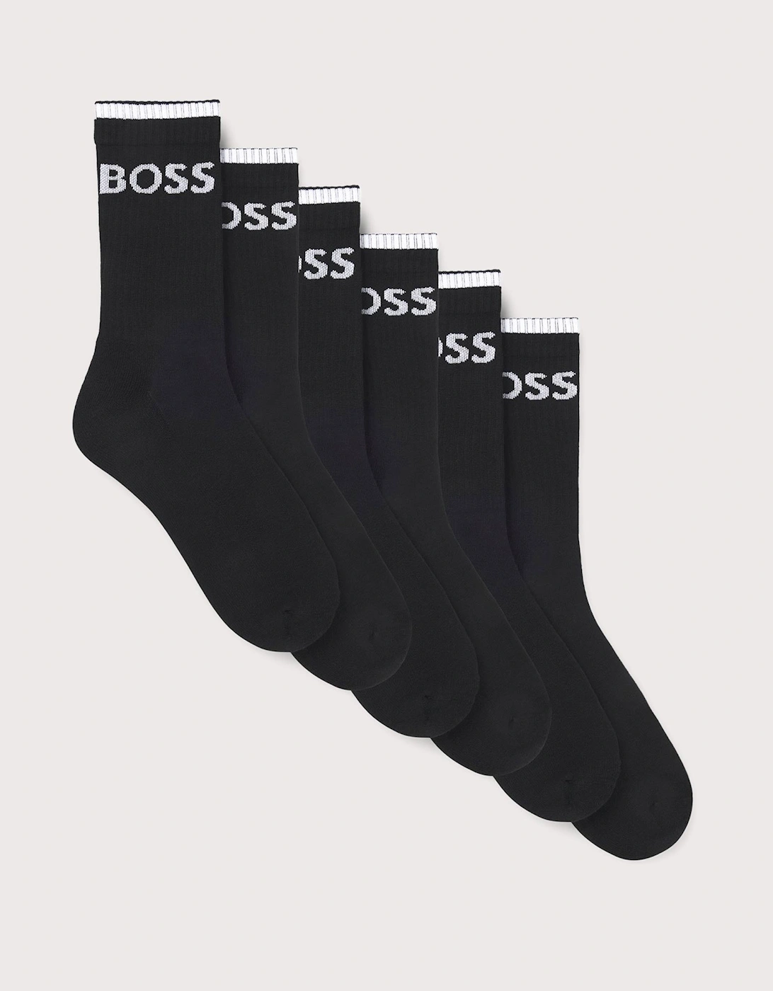 6 Pack QS Stripe Socks, 3 of 2
