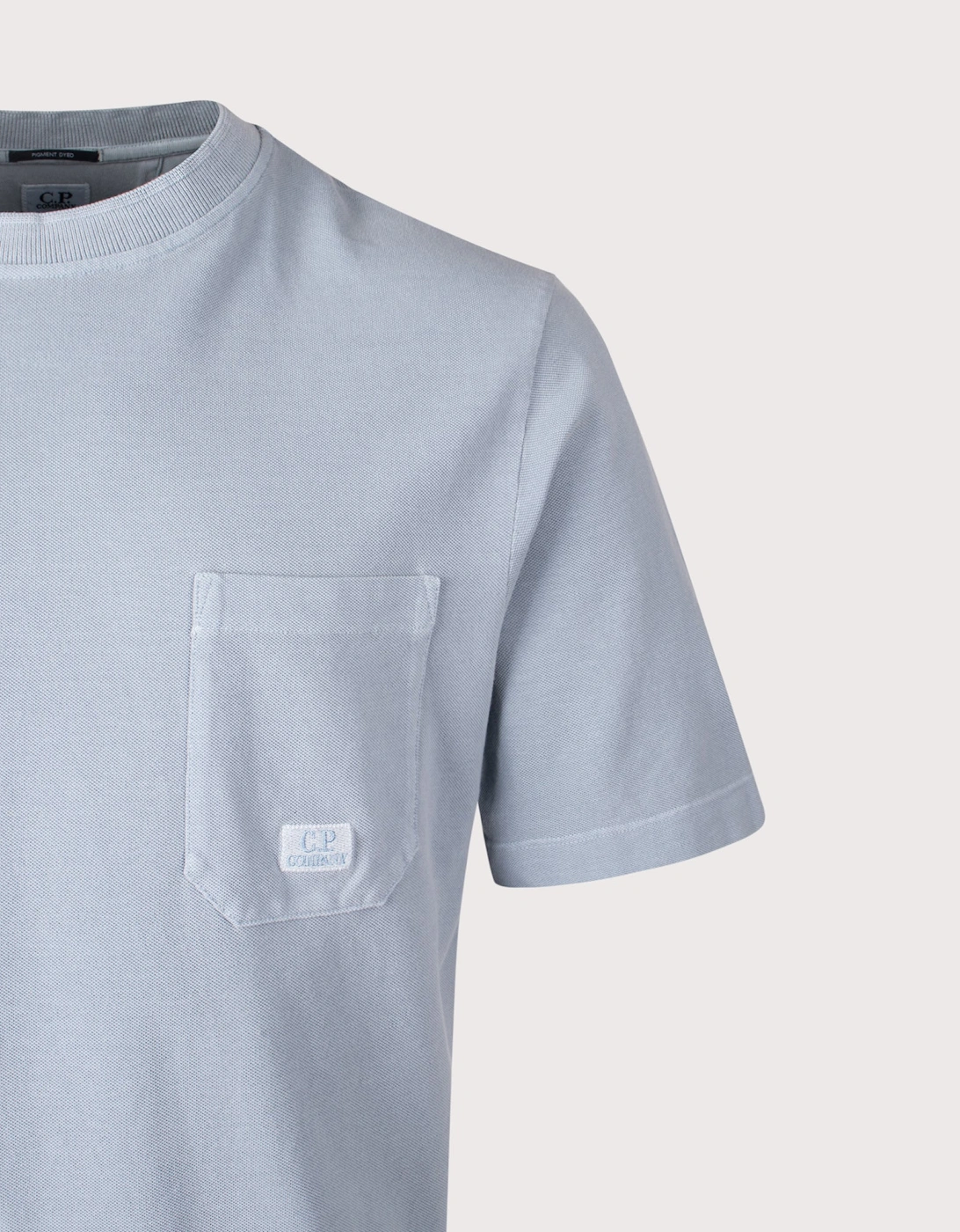 24/1 Piquet Pigment Dyed Short Sleeve T-Shirt